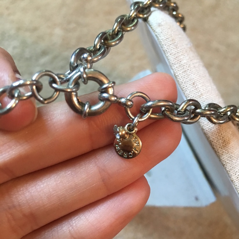 Authentic J. Crew Navy/Crystal Statement Necklace - image 3